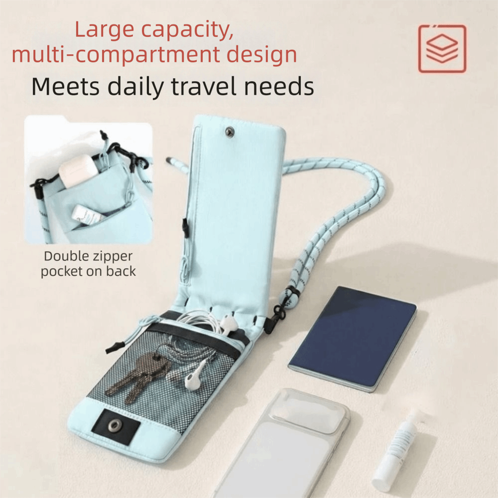 Phone Bag Crossbody - Fashion Nylon Mobile Phone Bag Lightweight
