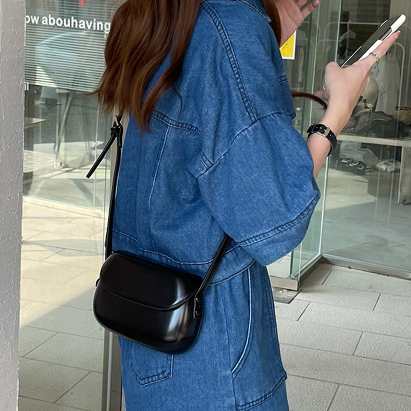 Women Bags Leather - 2026 Women New Korean Style Retro