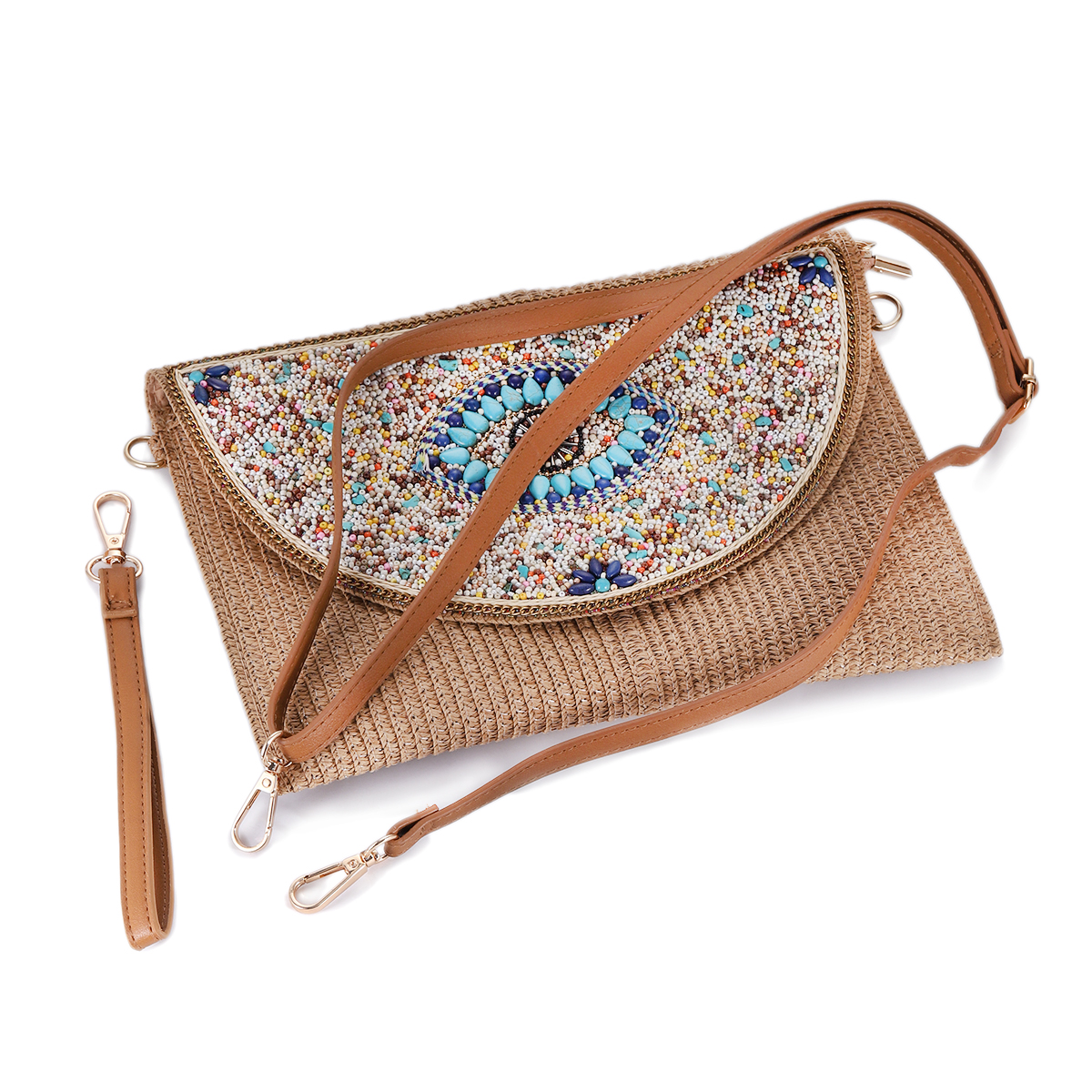 Bohemian Evil Eye Embroidered  - Women Bags Handmade incelemesi ve fiyatı