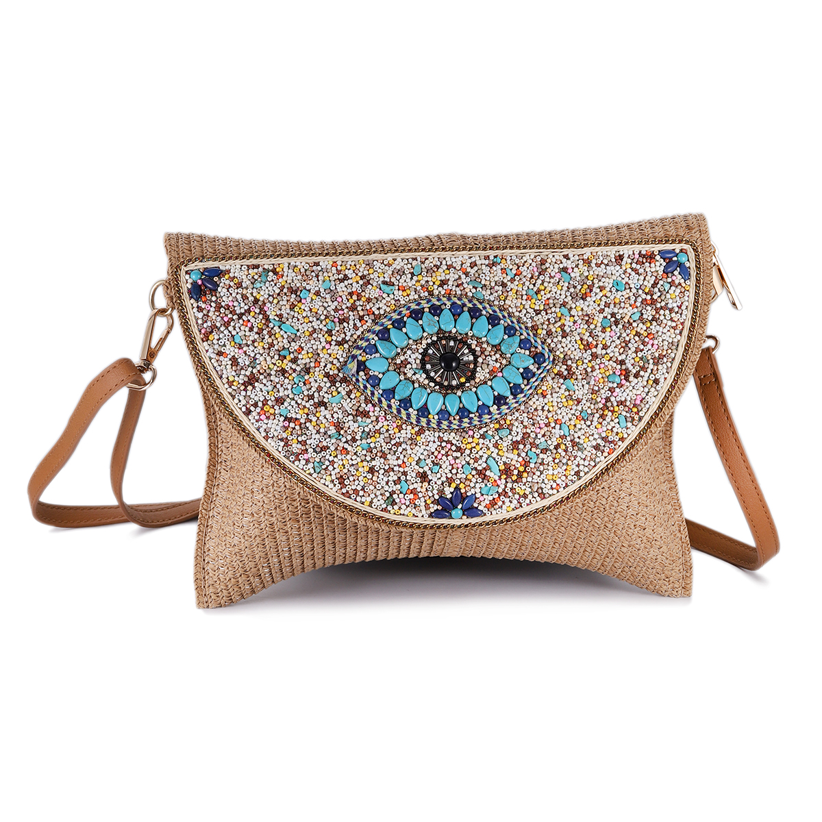 Bohemian Evil Eye Embroidered  - Women Bags Handmade incelemesi ve fiyatı