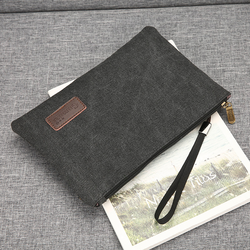 Zipper Wristlet Bag Canvas Sof - Flap Bag Envelope incelemesi ve fiyatı