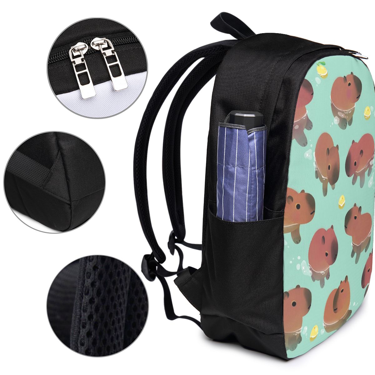 Capybara Animal Pattern Backpa - Women Bags For Laptop incelemesi ve fiyatı