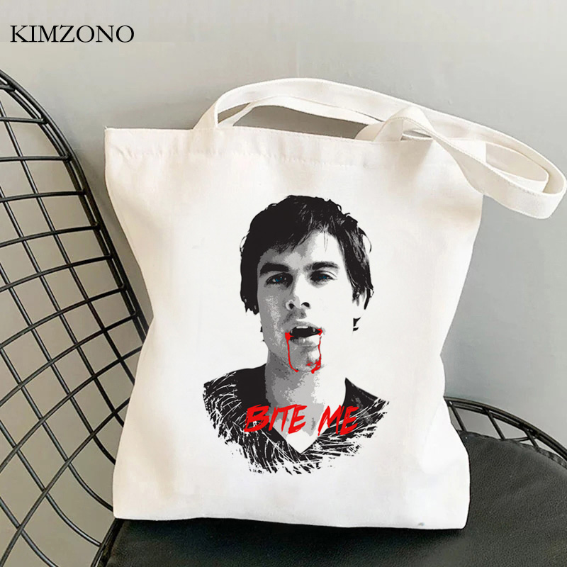 the Vampire Diaries shopping b - Women Bags Jute incelemesi ve fiyatı
