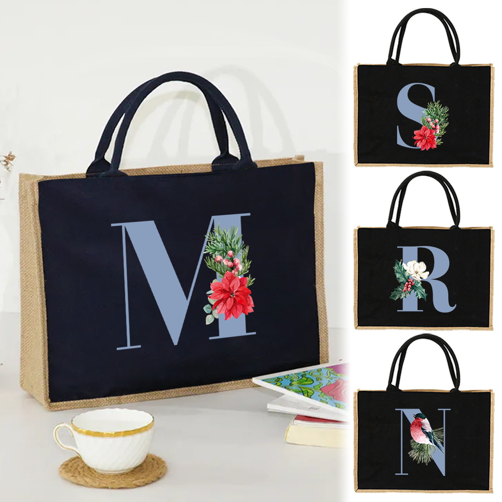 Natural Jute Handbag with Blac - Women Bags Jute incelemesi ve fiyatı