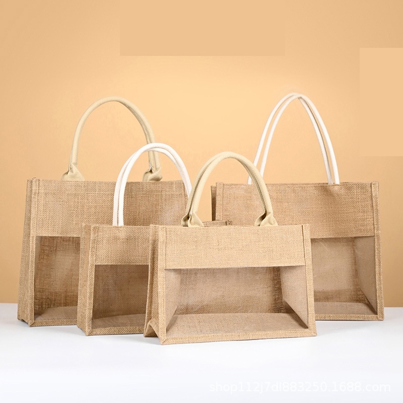 Large Capacity Tote Bag Women' - Women Bags Jute incelemesi ve fiyatı