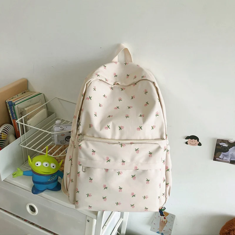Preppy Style Canvas Backpacks  - Women Bags H&M incelemesi ve fiyatı