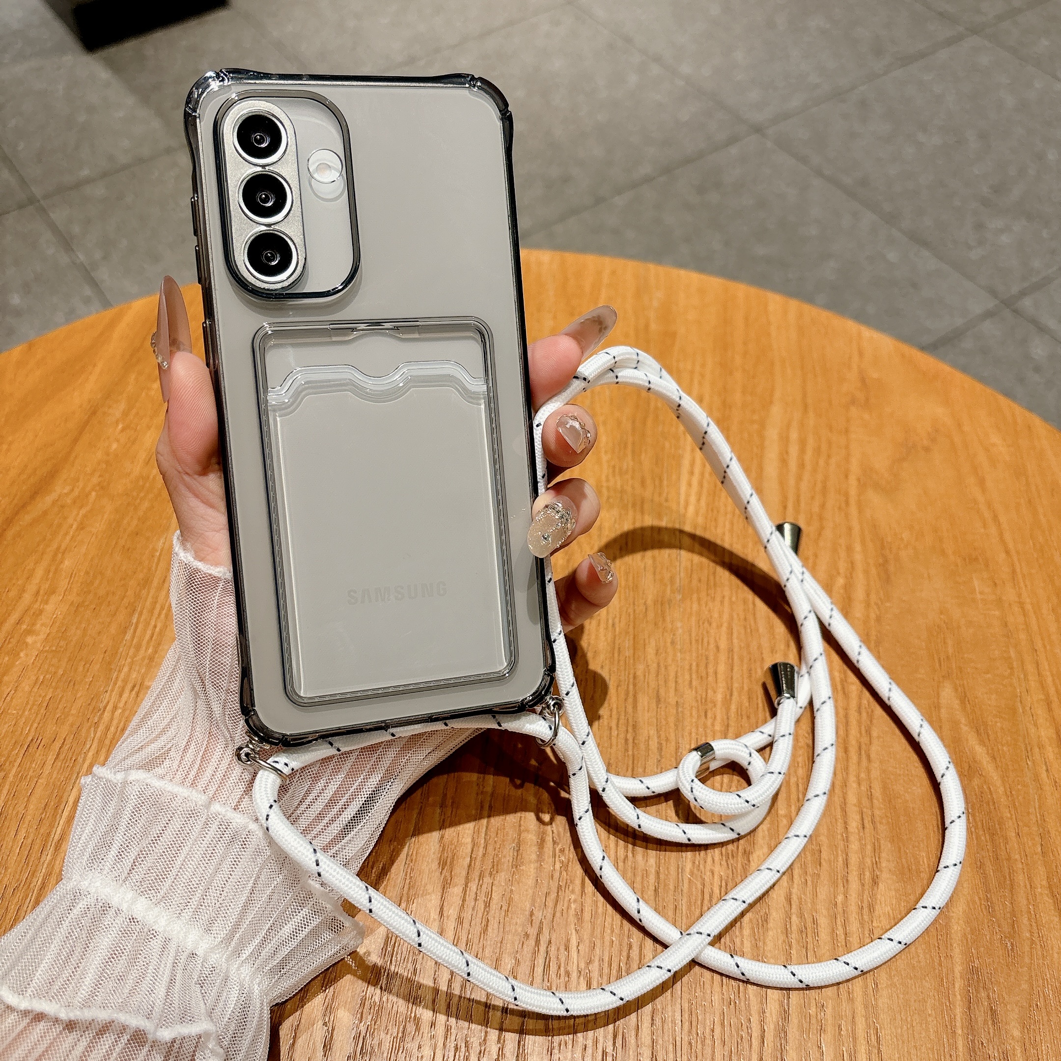 Light Gray Crossbody Strap Car - Phone Bag Crossbody incelemesi ve fiyatı