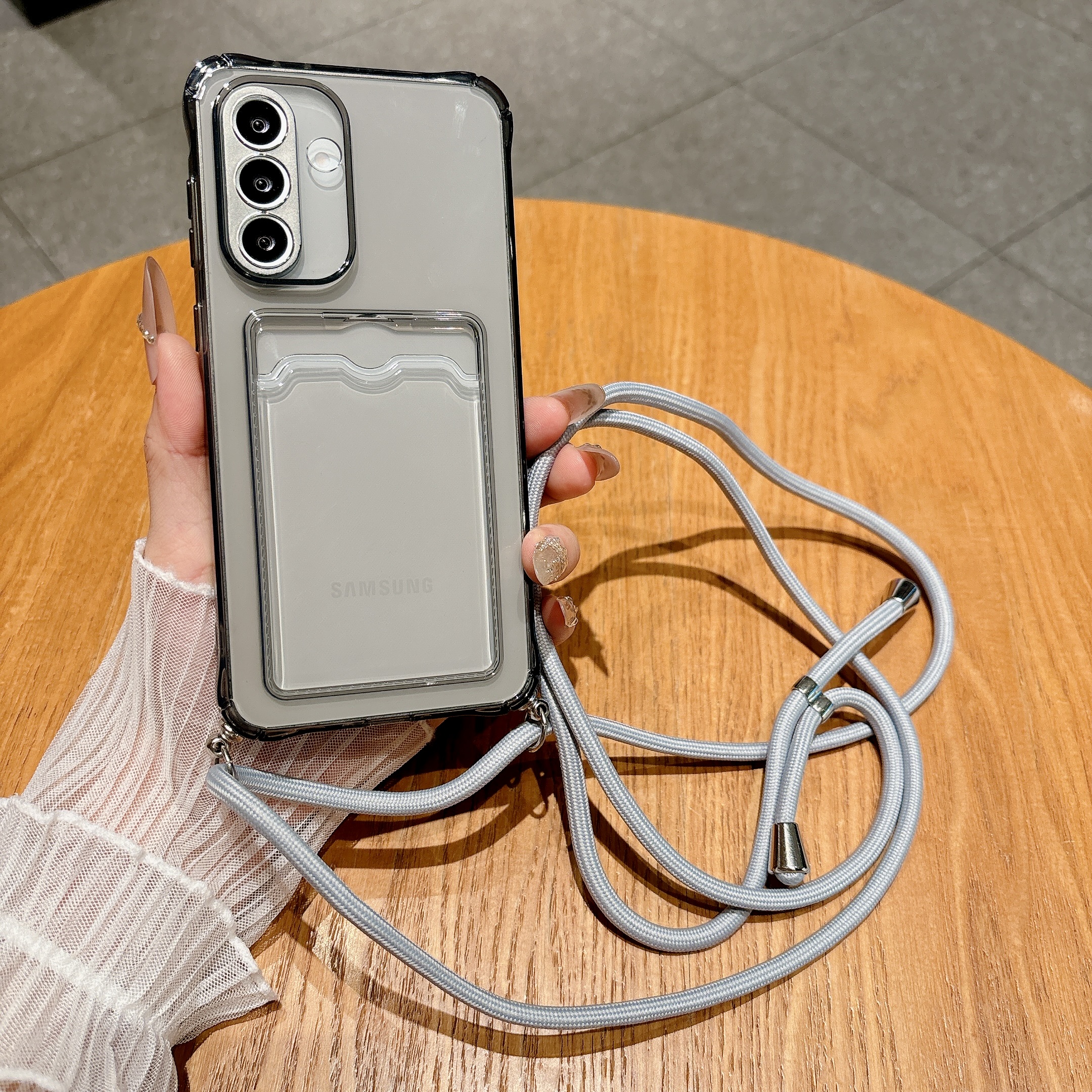 Light Gray Crossbody Strap Car - Phone Bag Crossbody incelemesi ve fiyatı