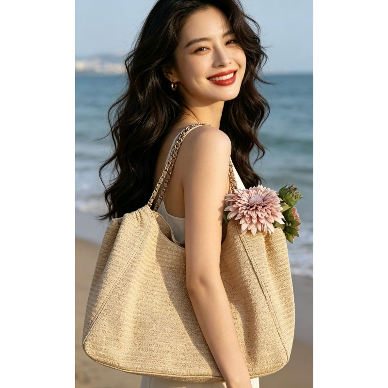 Chain Raffia 2026 Summer Beach - Women'S Bag incelemesi ve fiyatı
