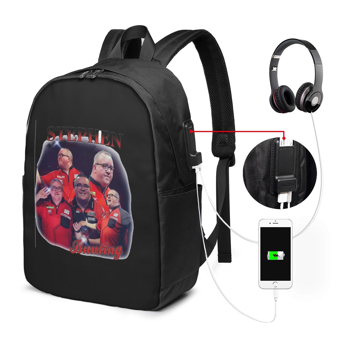 Stephen Bunting Bootleg Backpa - Women Bags For Laptop incelemesi ve fiyatı
