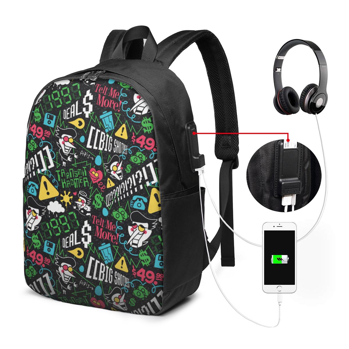 Deltarune SPAMTON G Backpack T - Women Bags For Laptop incelemesi ve fiyatı