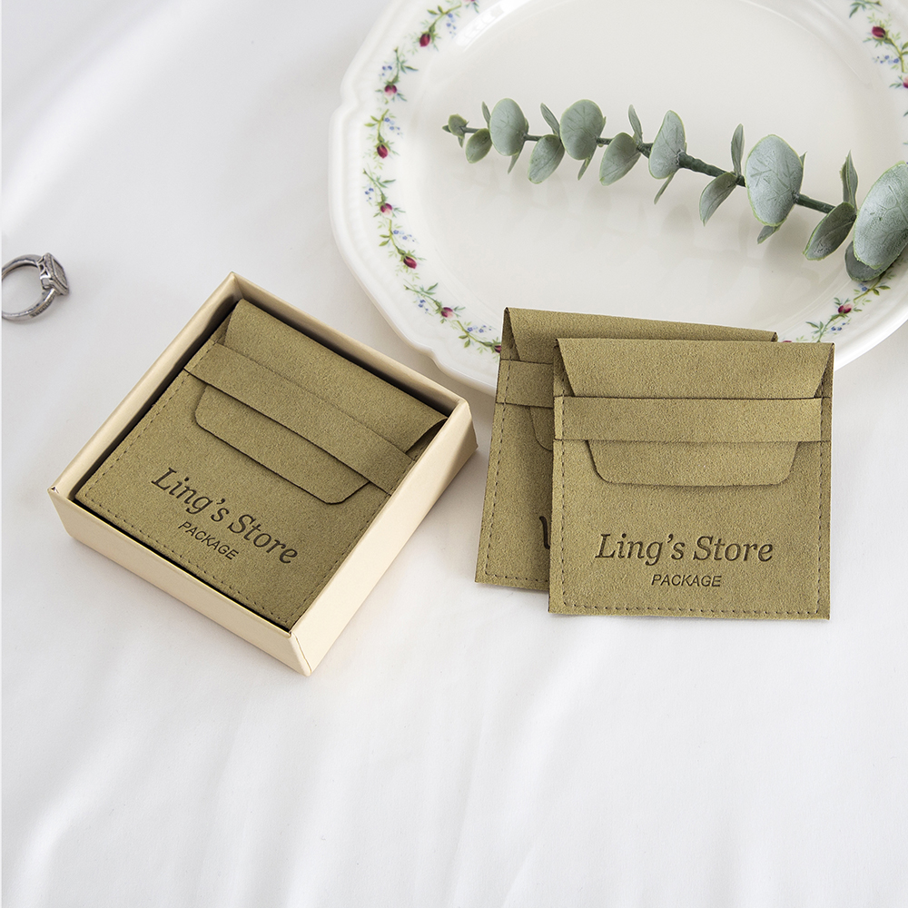 100Pcs Custom Logo Green Jewel - Flap Bag Envelope incelemesi ve fiyatı