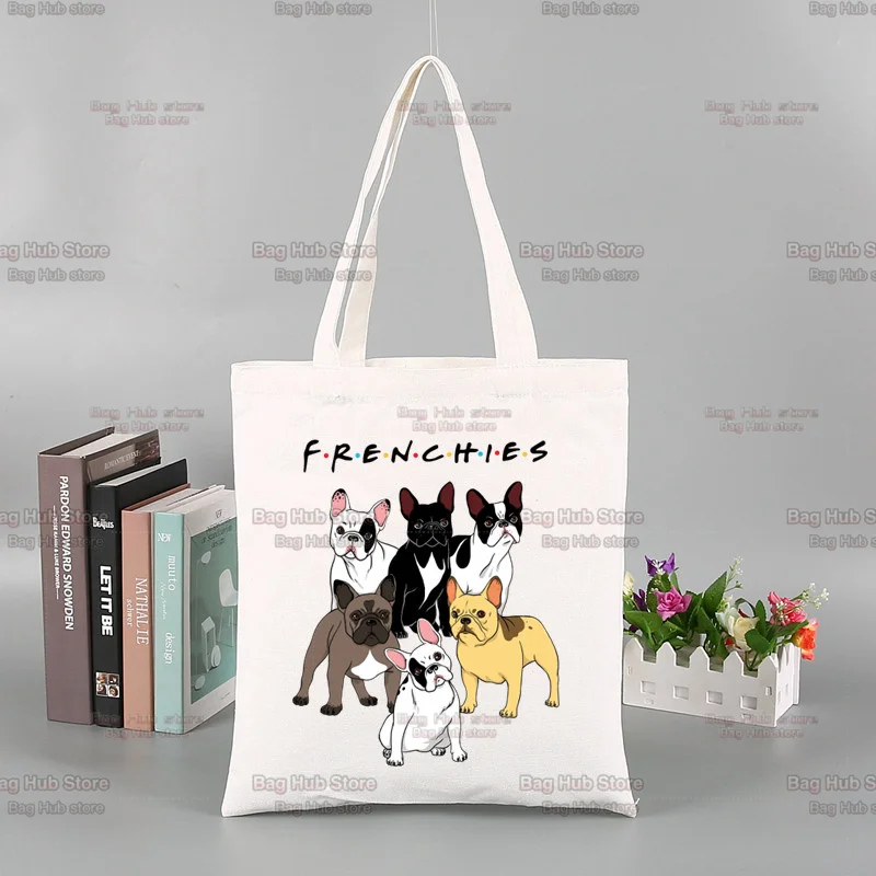 Frenchie Anatomy Of French Bul - Women Bags Jute incelemesi ve fiyatı