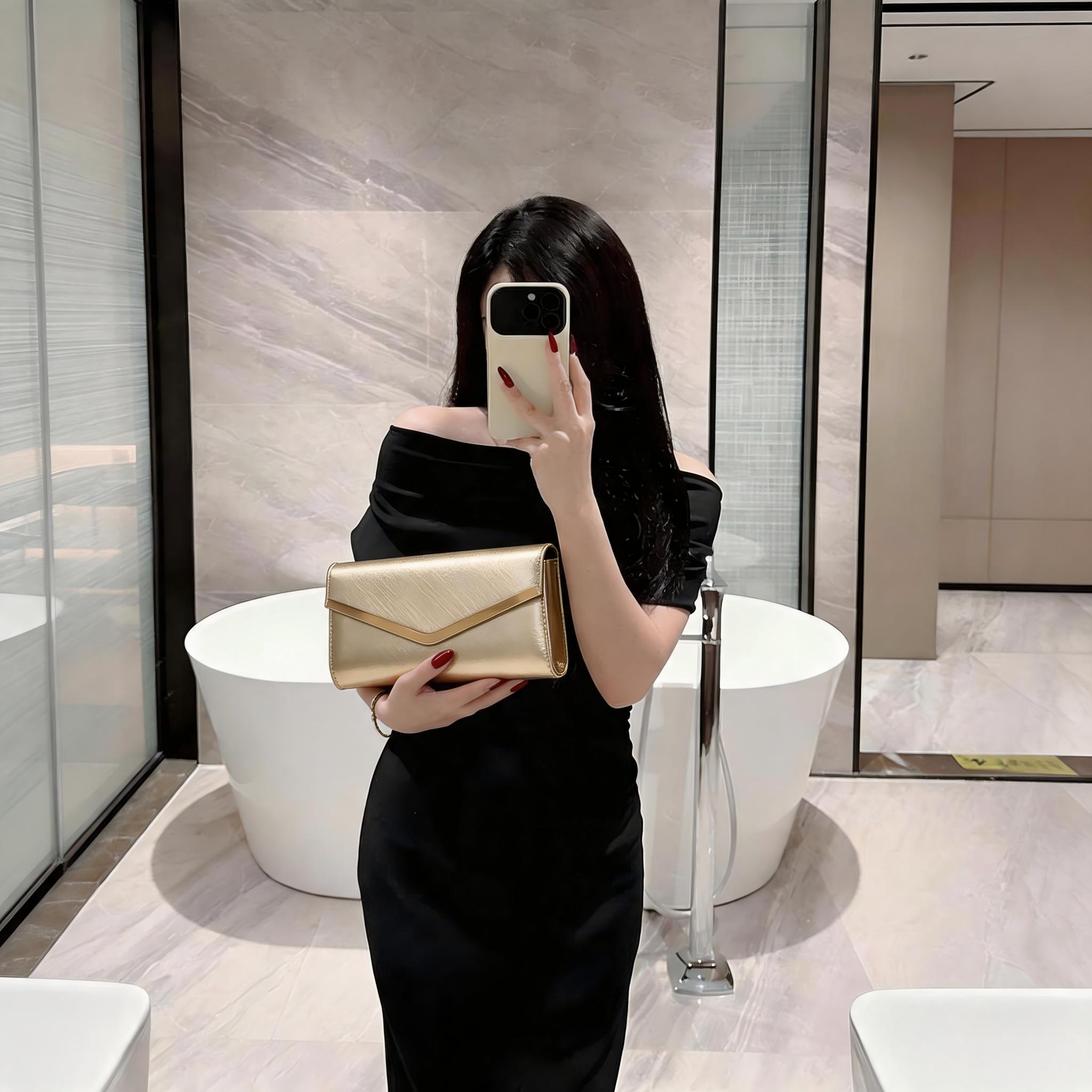 New shiny evening bag - high-e - Flap Bag Envelope incelemesi ve fiyatı