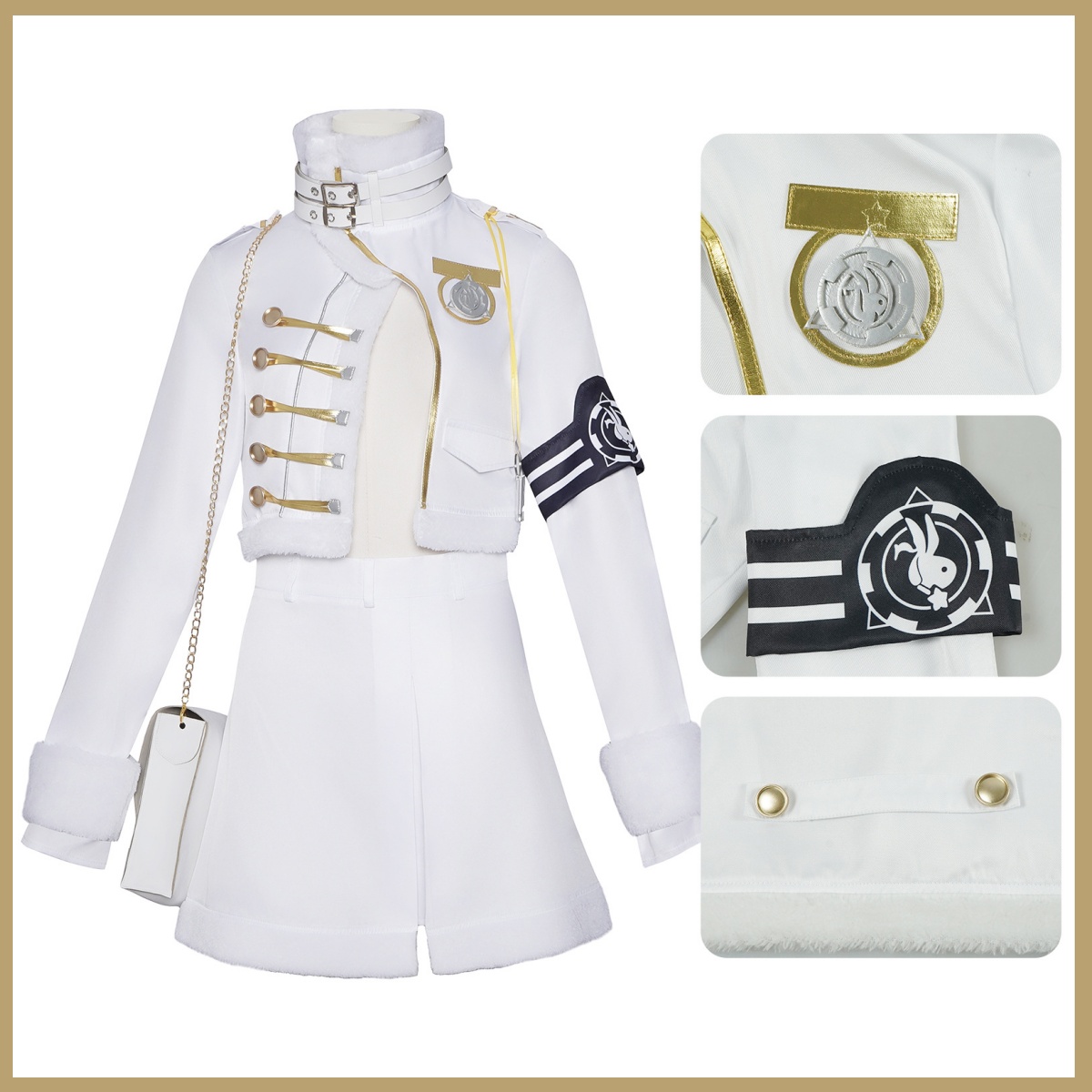 Anime Game Youk Blanc Cosplay  - Women Bags Accessories incelemesi ve fiyatı