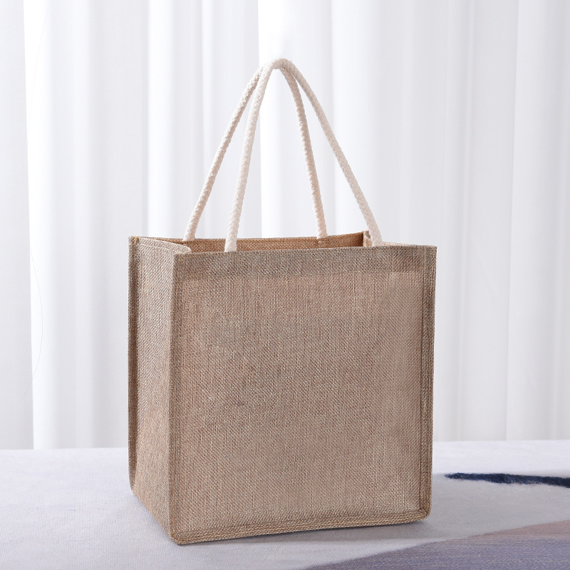 Cotton tote bag, large capacit - Women Bags Jute incelemesi ve fiyatı