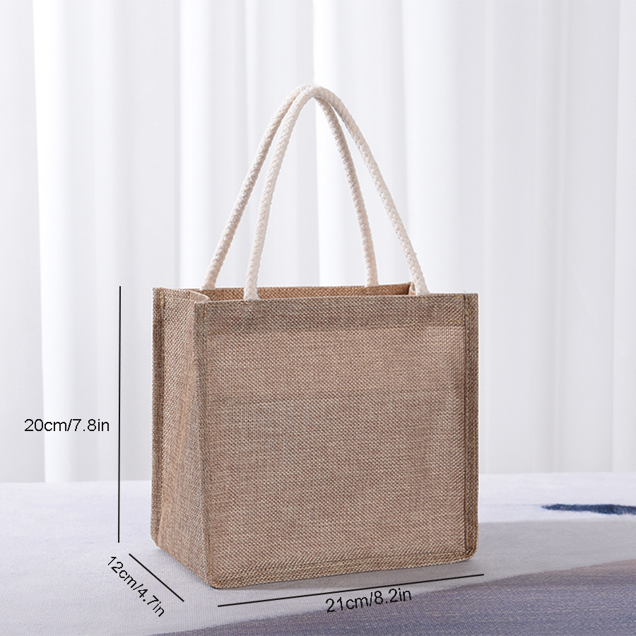 Cotton tote bag, large capacit - Women Bags Jute incelemesi ve fiyatı