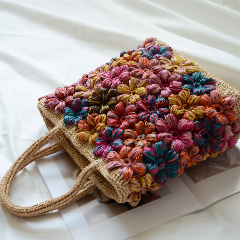 Handmade Raffia Tote Bag for W - Women Bags Handmade incelemesi ve fiyatı
