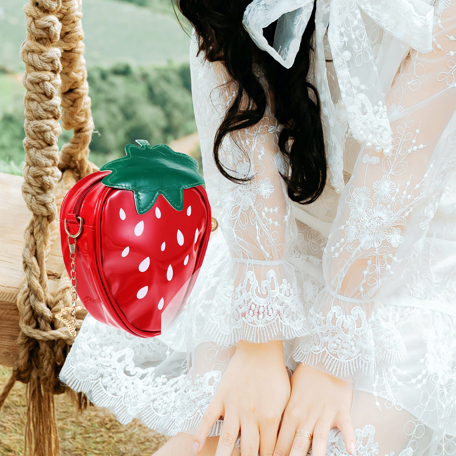 Trendy Fruit Shape Cross Body  - Women Bags Gift incelemesi ve fiyatı