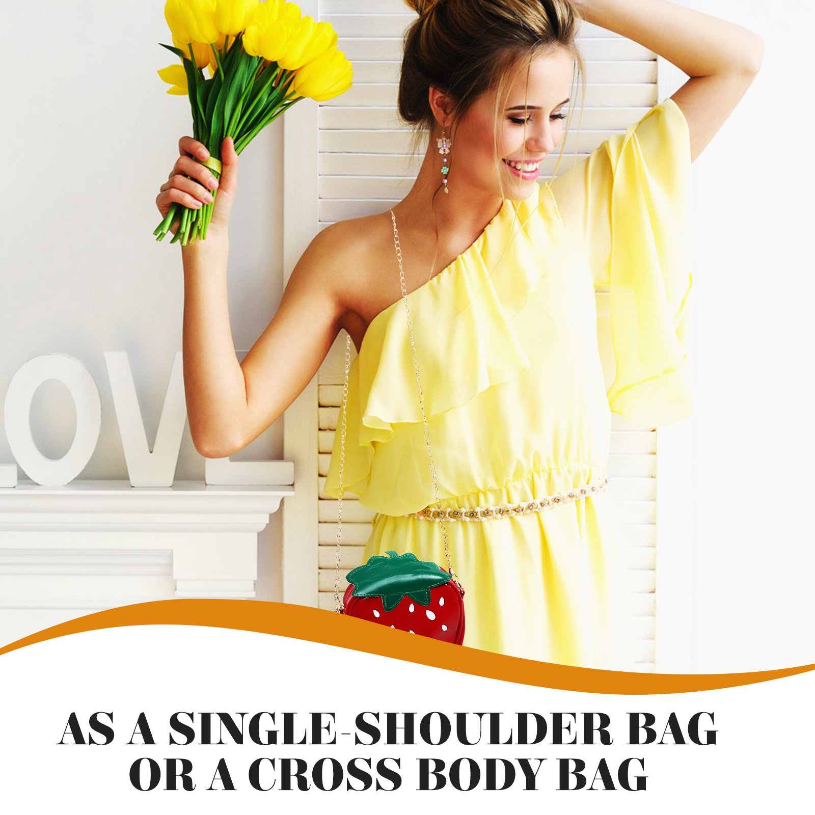 Trendy Fruit Shape Cross Body  - Women Bags Gift incelemesi ve fiyatı