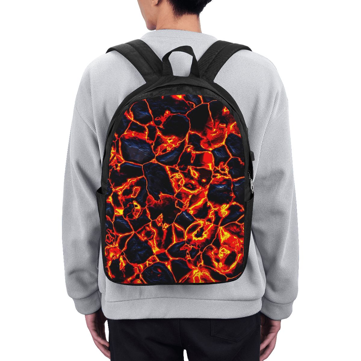 Magma Volcano Lava Fire Backpa - Women Bags For Laptop incelemesi ve fiyatı