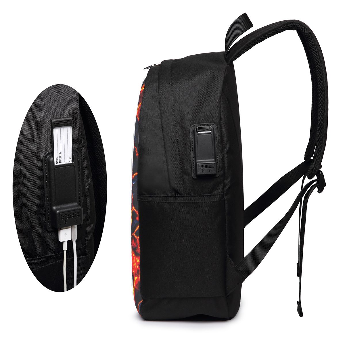 Magma Volcano Lava Fire Backpa - Women Bags For Laptop incelemesi ve fiyatı