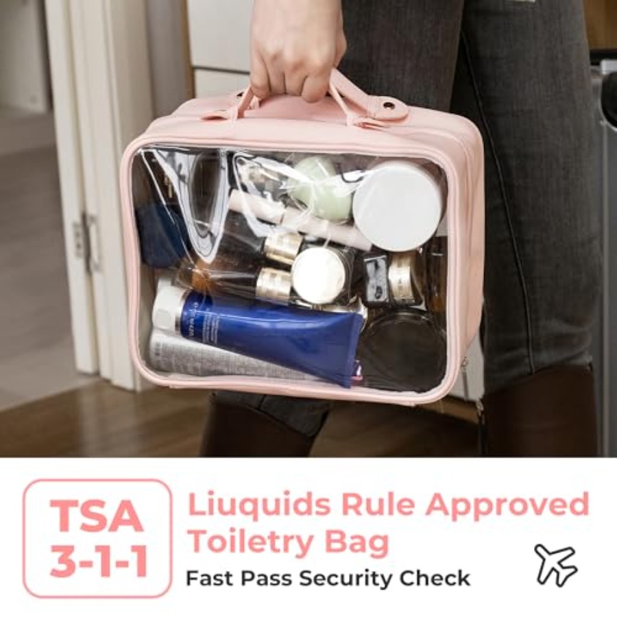 TSA Approved Toiletry Bag, Cle - Women Bags Leather incelemesi ve fiyatı