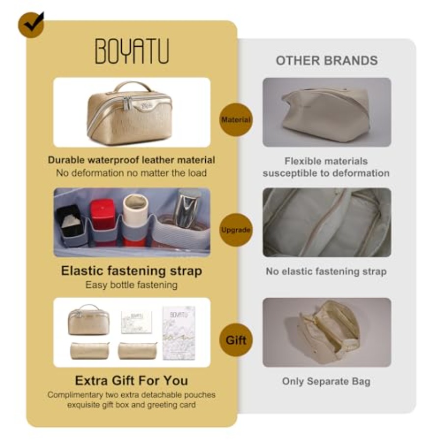 Travel Makeup Bag for Women: C - Women Bags Leather incelemesi ve fiyatı