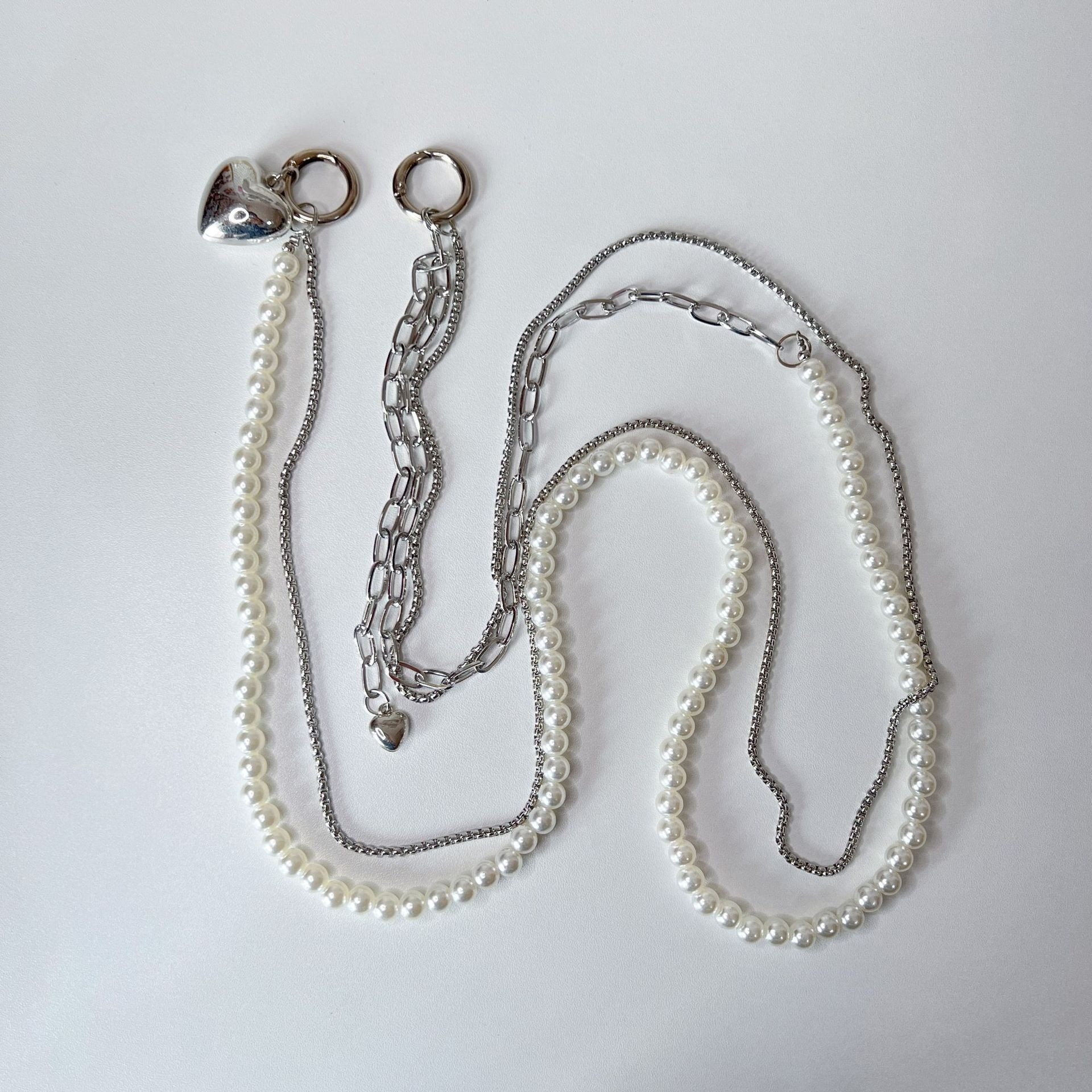 Long Pearl Phone Lanyard Handm - Women Bags Handmade incelemesi ve fiyatı