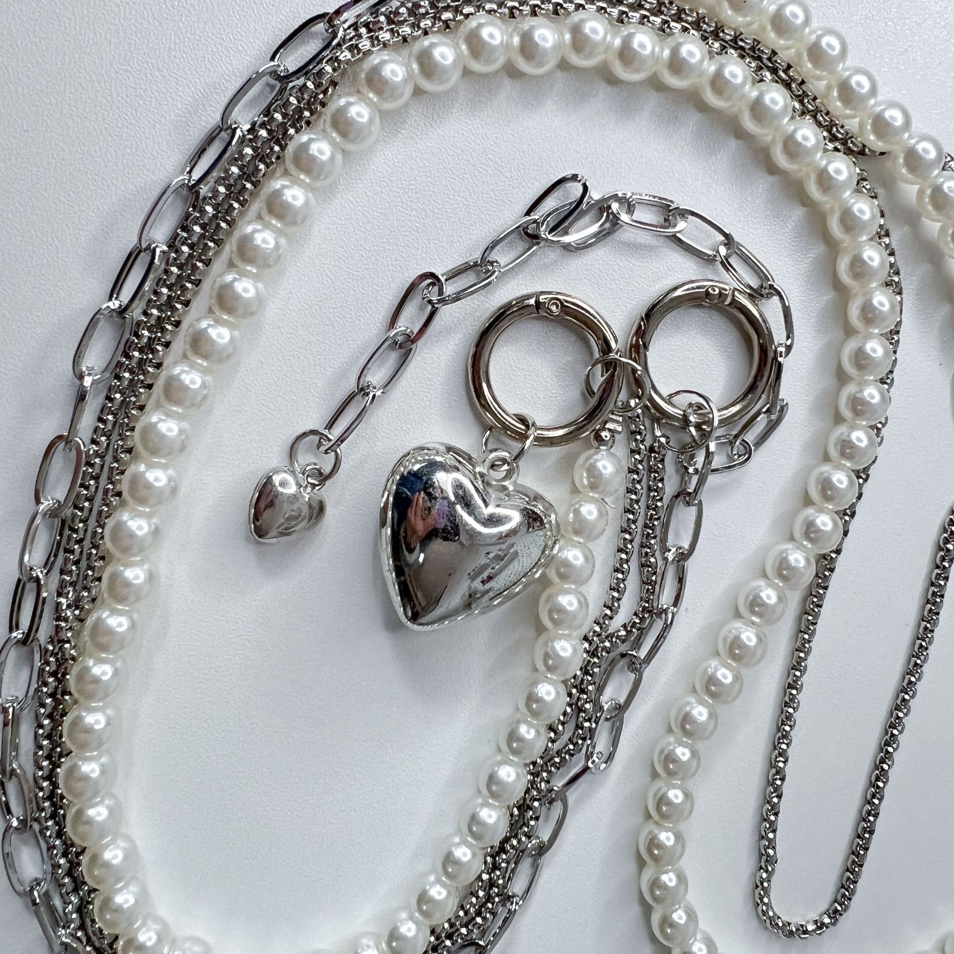 Long Pearl Phone Lanyard Handm - Women Bags Handmade incelemesi ve fiyatı