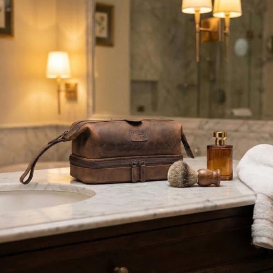 Genuine Leather Dopp Kit Large - Women Bags Leather incelemesi ve fiyatı