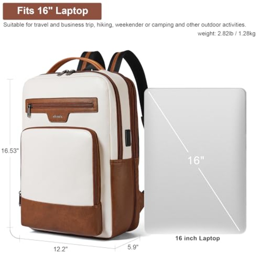 Leather Laptop Backpack for Wo - Women Bags Leather incelemesi ve fiyatı