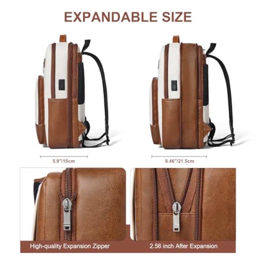 Leather Laptop Backpack for Wo - Women Bags Leather incelemesi ve fiyatı
