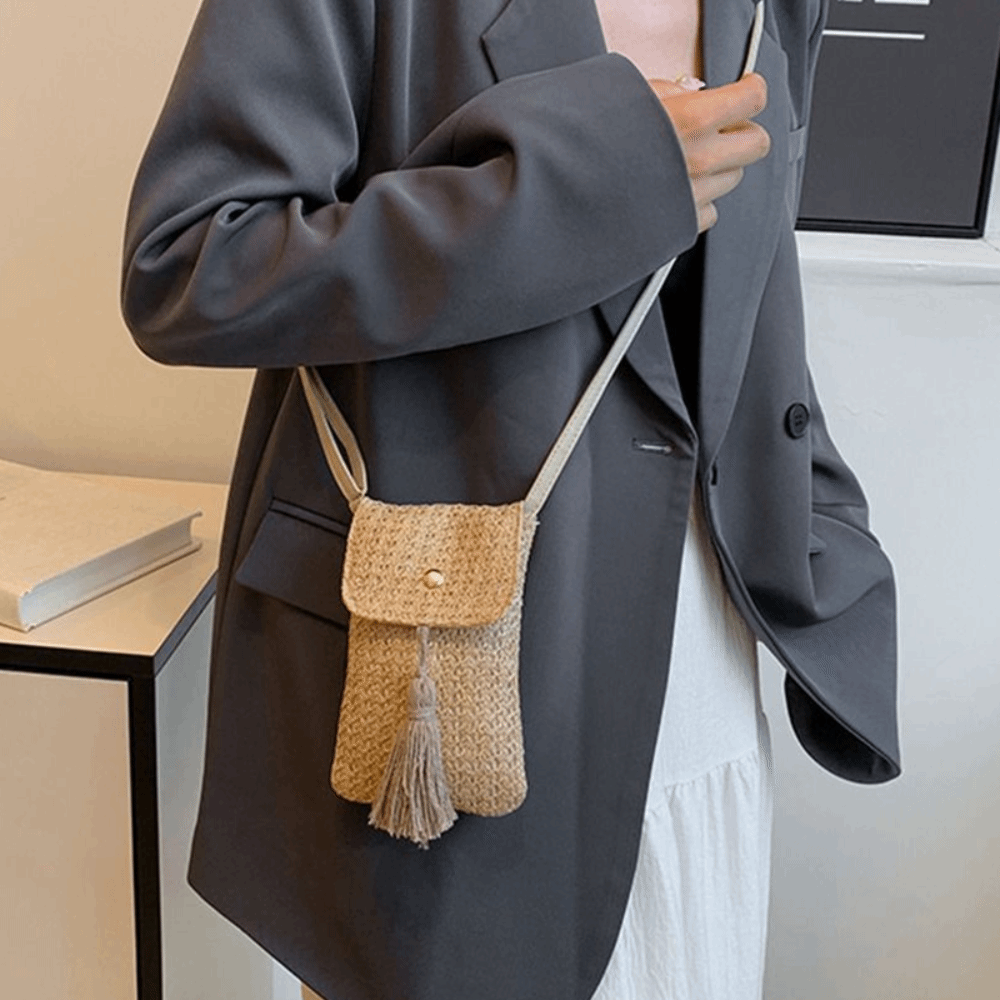 Fashion Weaving Straw Woven Ha - Women Bags Handmade incelemesi ve fiyatı
