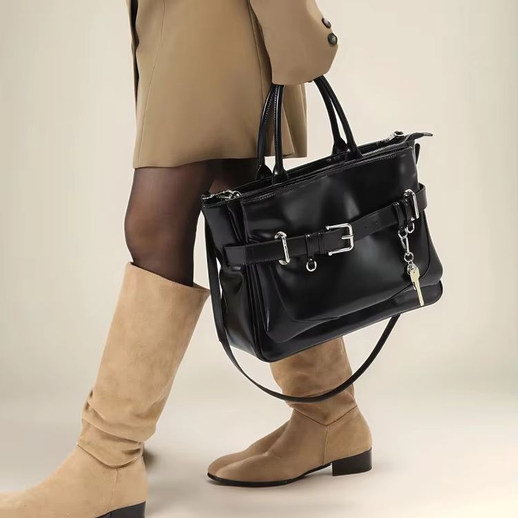 Casual Large-Capacity Shoulder - Women Bags Leather incelemesi ve fiyatı
