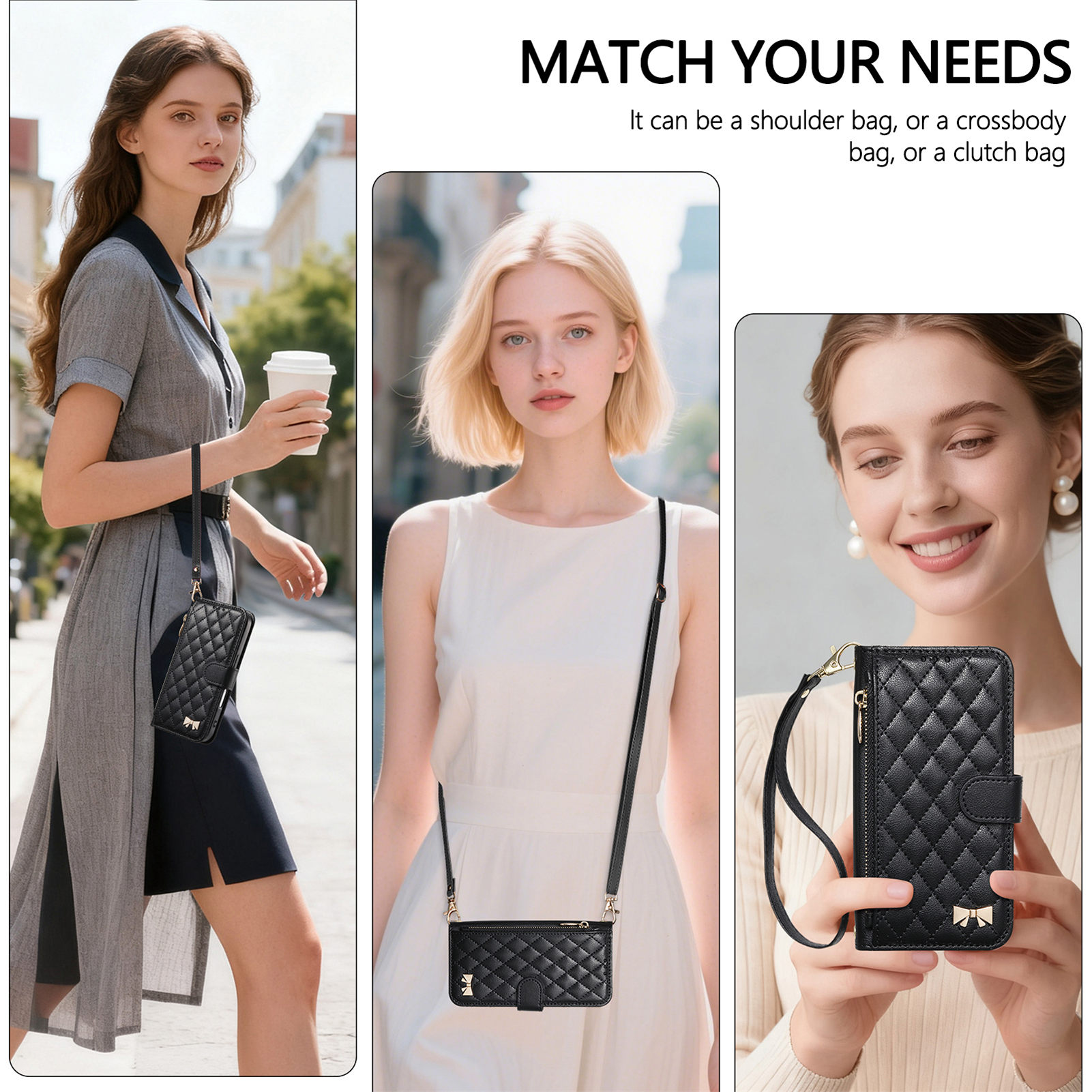 PU Leather Crossbody Flip Wall - Phone Bag Crossbody incelemesi ve fiyatı