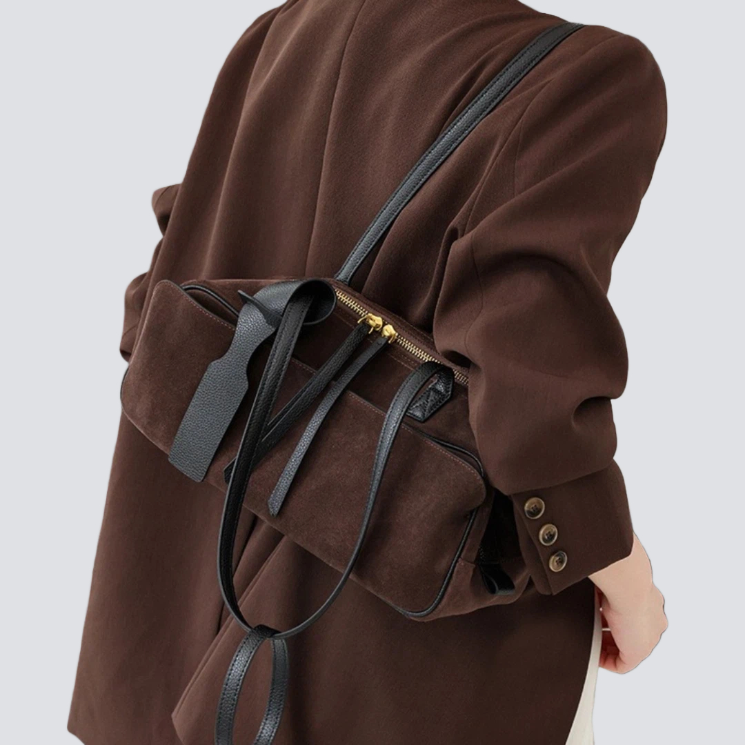 Suede Leather Womens Shoulder  - Women Handheld Bags incelemesi ve fiyatı