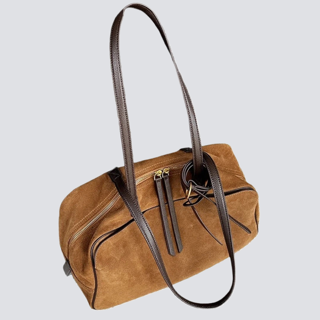 Suede Leather Womens Shoulder  - Women Handheld Bags incelemesi ve fiyatı