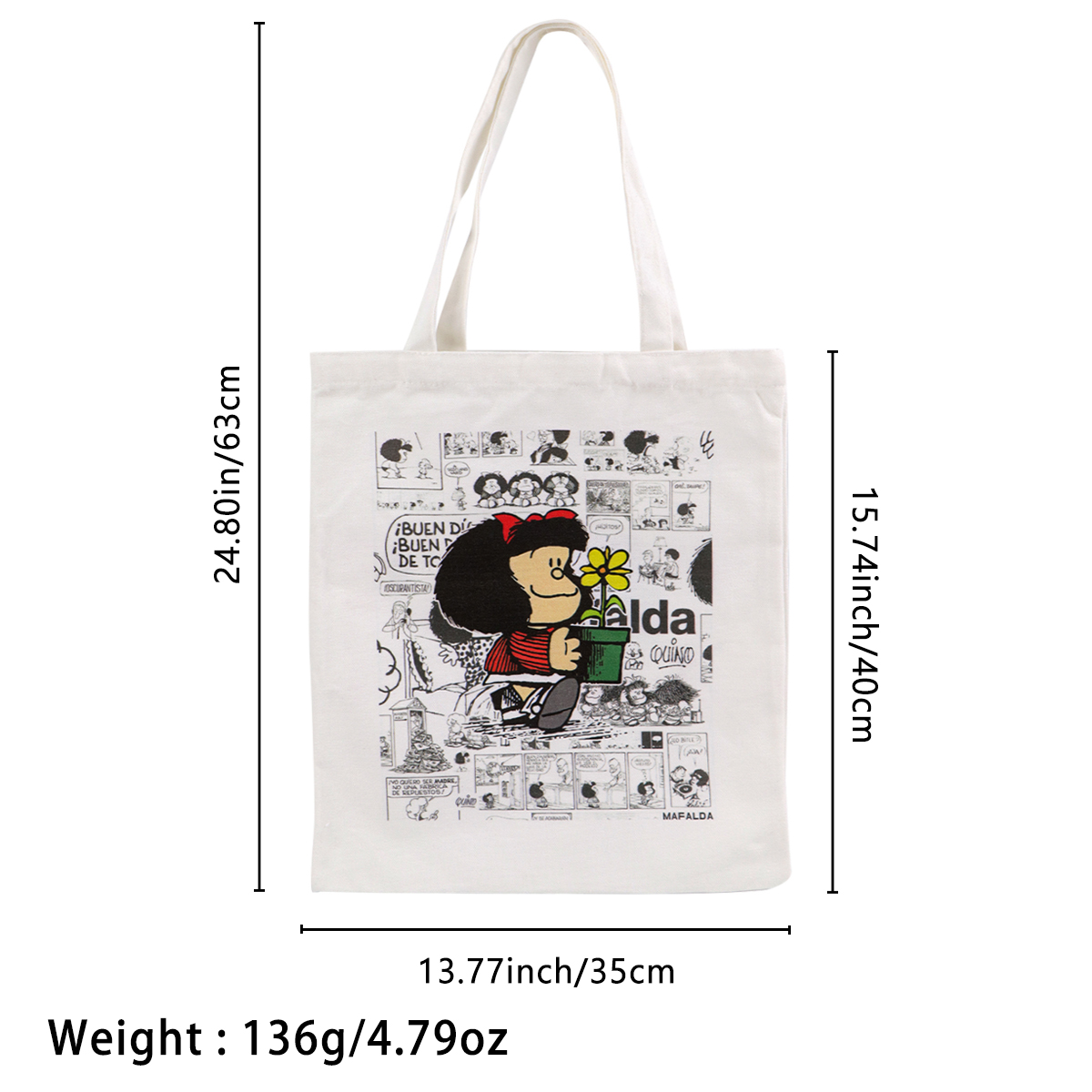 Fashion Canvas Tote Bag Women  - Women Bags Accessories incelemesi ve fiyatı