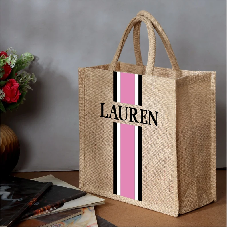 Personalized Tote Bag Jute Bur - Women Bags Jute incelemesi ve fiyatı