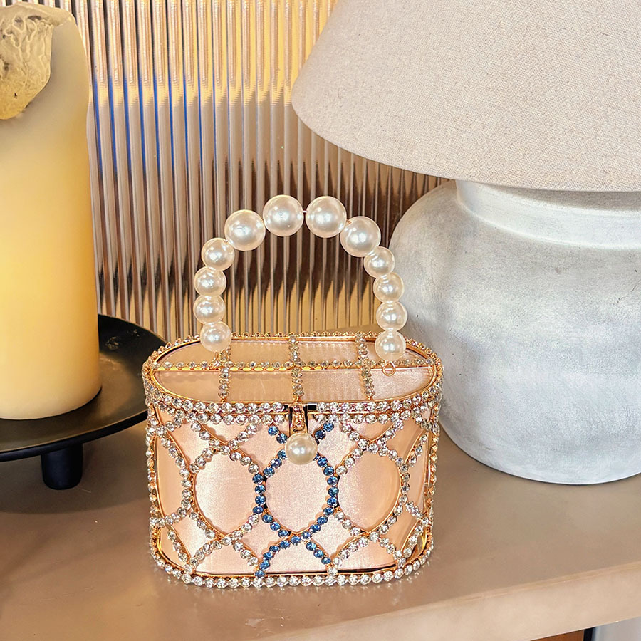 French Pearl Diamond Hand-held - Women Handheld Bags incelemesi ve fiyatı