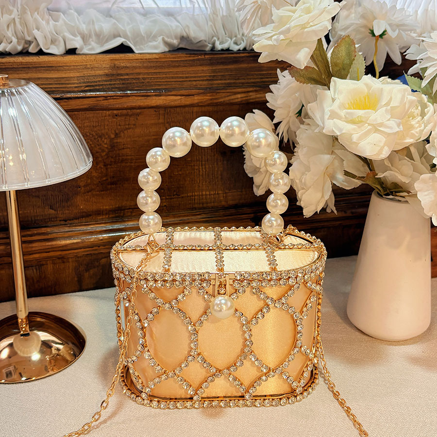 French Pearl Diamond Hand-held - Women Handheld Bags incelemesi ve fiyatı
