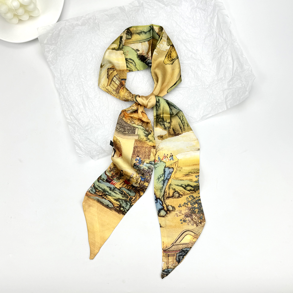 New Ribbon Silk Long Scarf Wom - Women Bags H&M incelemesi ve fiyatı