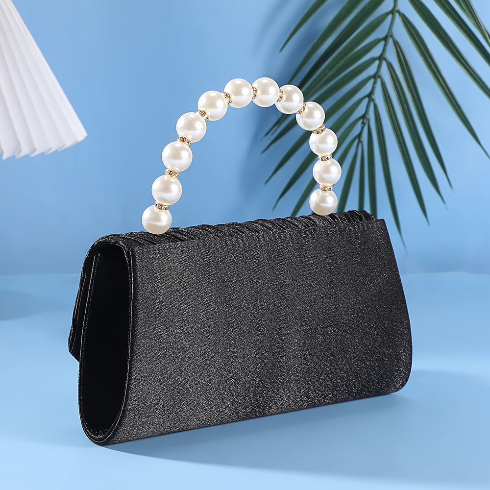 New pleated pearl handbag - el - Flap Bag Envelope incelemesi ve fiyatı