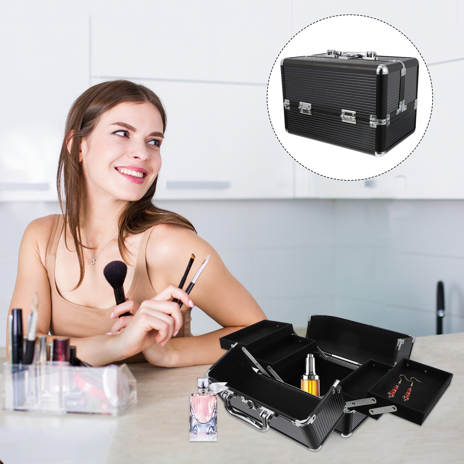 Makeup Case Handheld Storage C - Women Handheld Bags incelemesi ve fiyatı