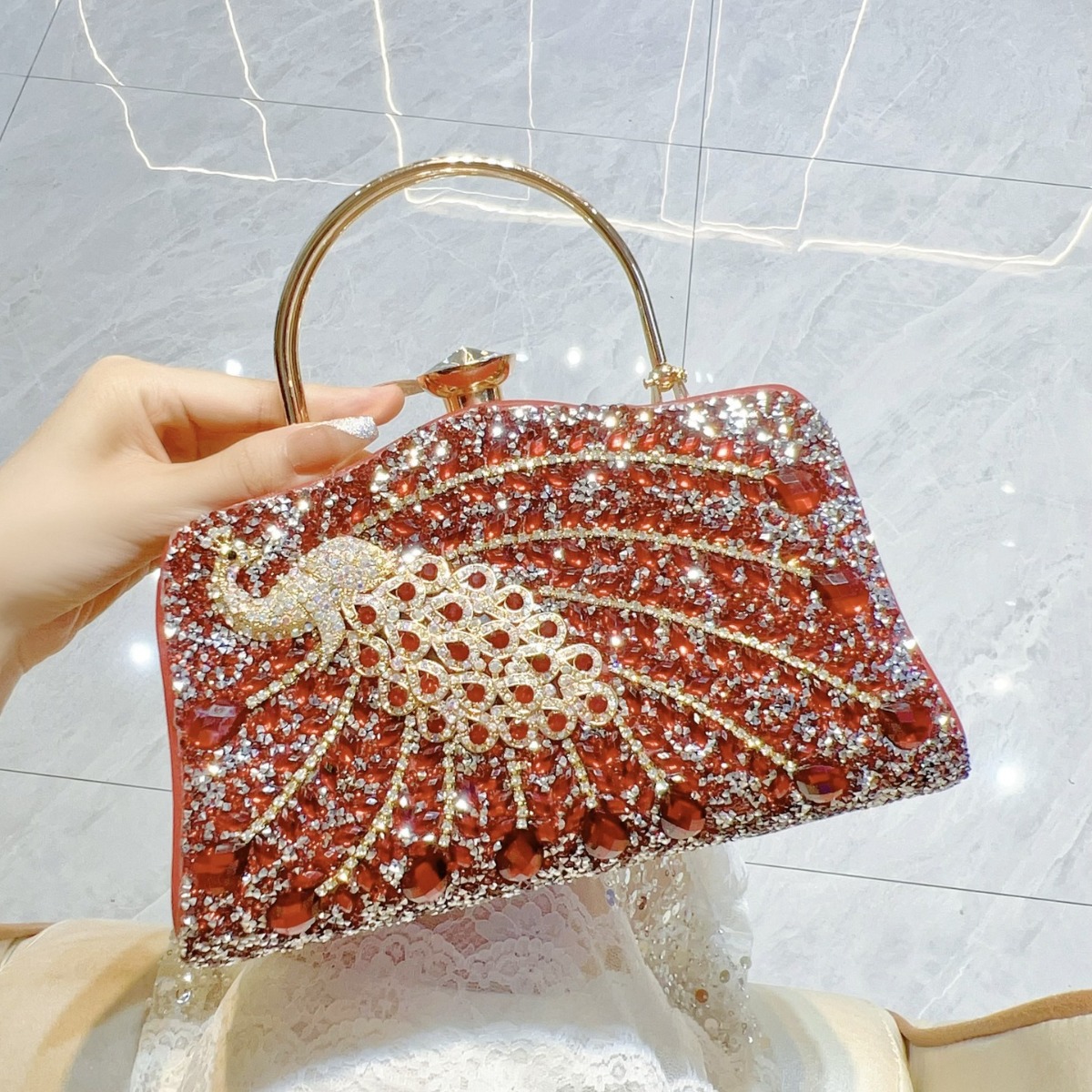 New Full Diamond Handbag with  - Women Handheld Bags incelemesi ve fiyatı