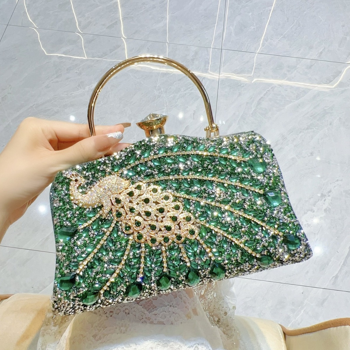 New Full Diamond Handbag with  - Women Handheld Bags incelemesi ve fiyatı
