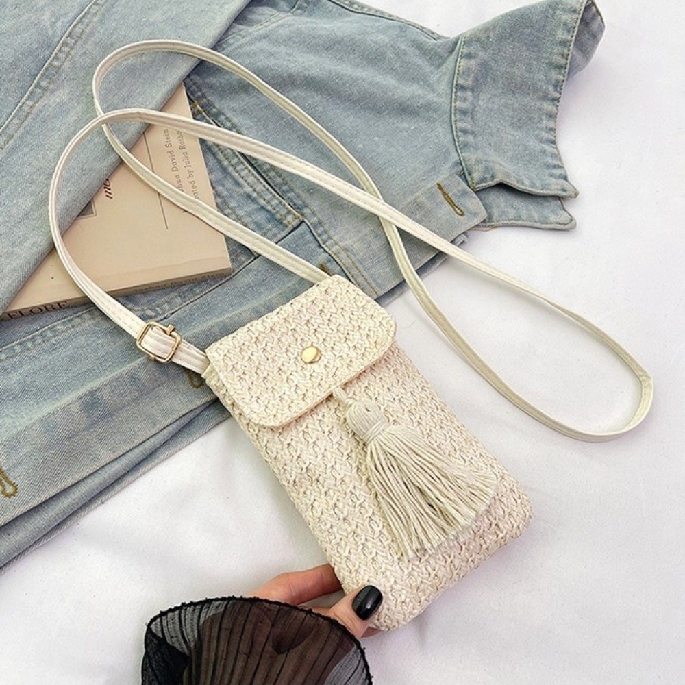 Portable Weaving Straw Woven H - Women Bags Handmade incelemesi ve fiyatı