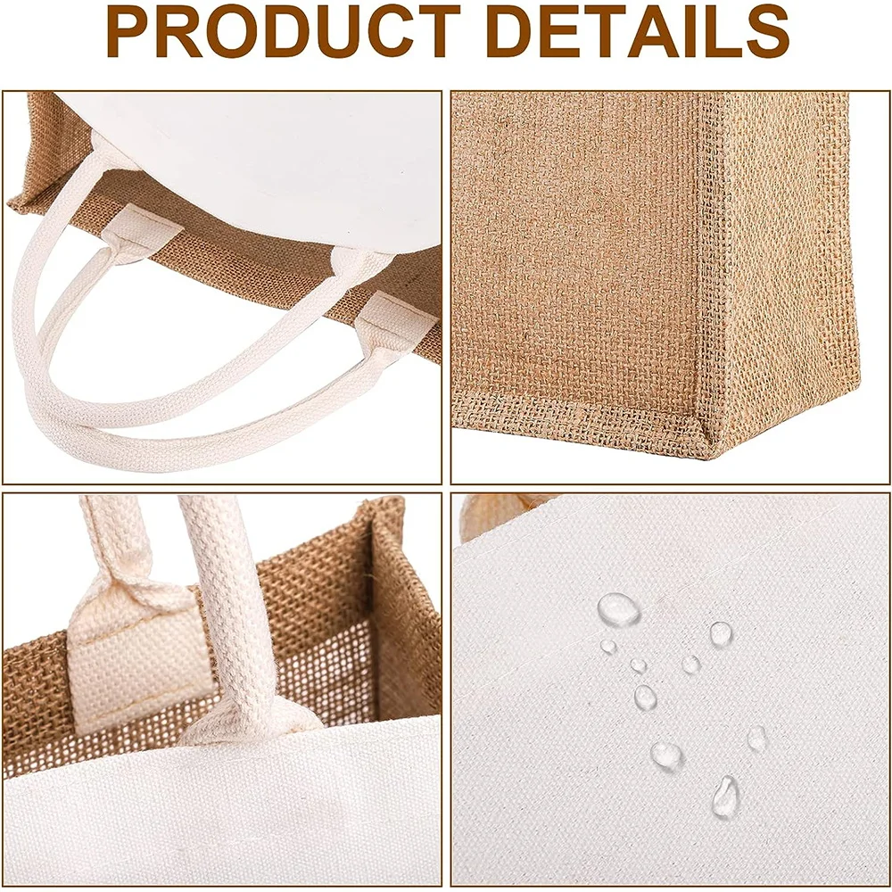 Vintage Grocery Bags Reusable  - Women Bags Jute incelemesi ve fiyatı