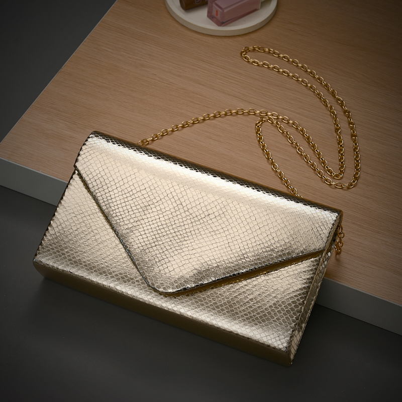 Gold Style Elegant Evening Bag - Flap Bag Envelope incelemesi ve fiyatı
